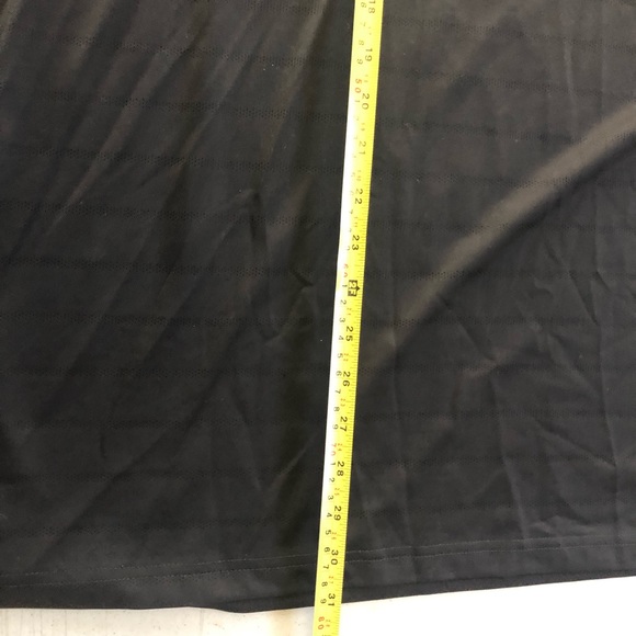 Callaway Golf Mens Shirt XL Black Solid Polo Collar Short Sleeve Logo Opti Dri - Picture 4 of 9